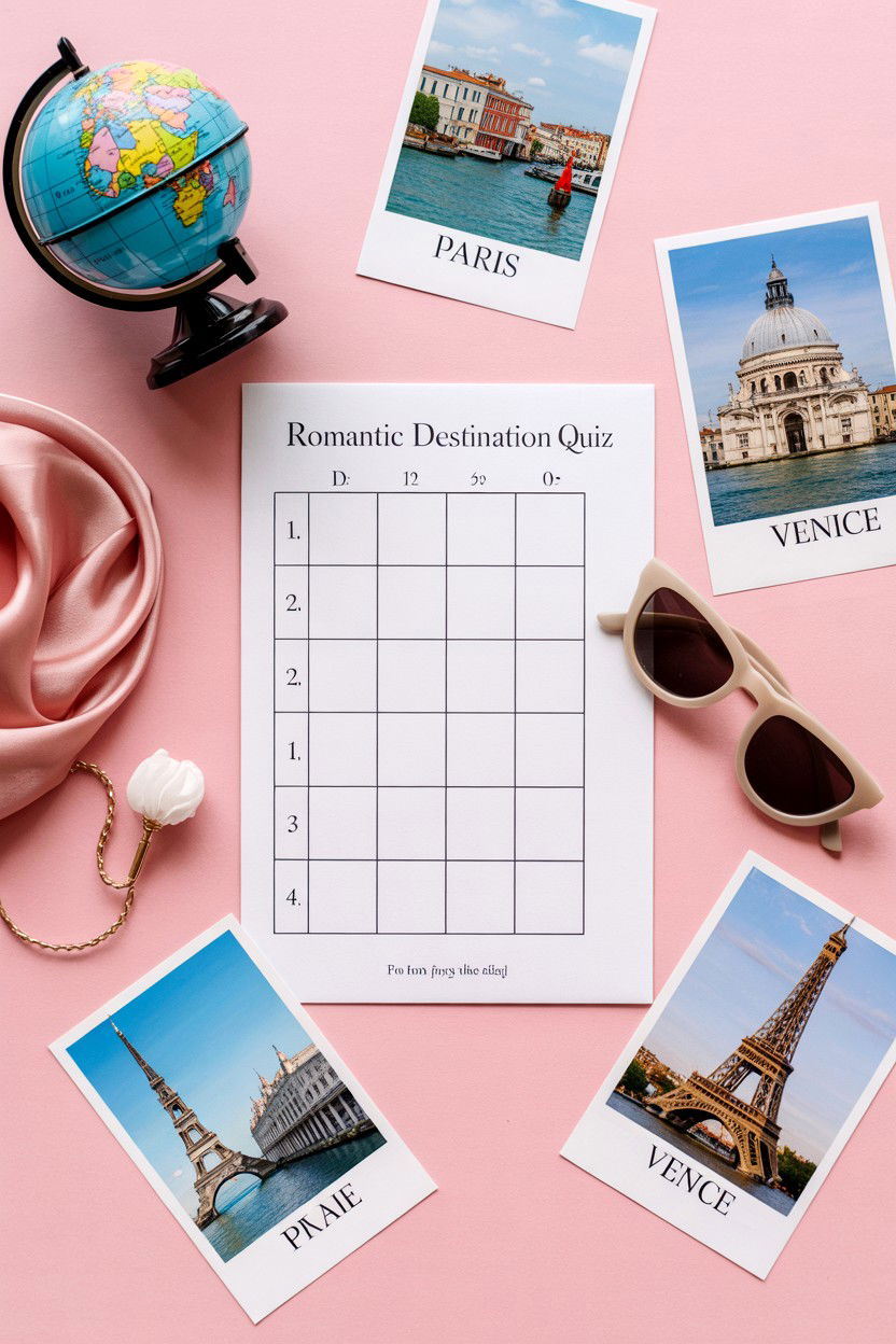 Romantic Destination Quiz - 25 Valentine's Day Quiz Ideas