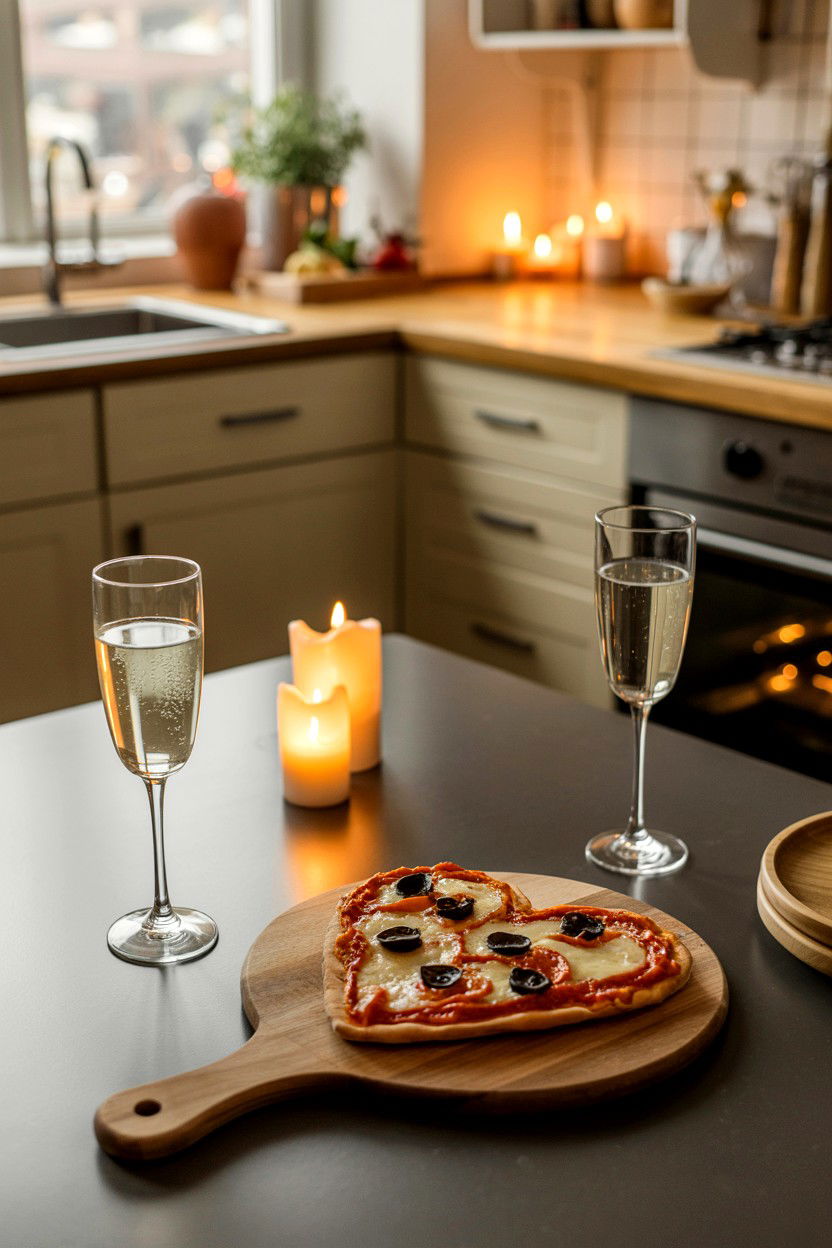 Romantic Dinner Home - 25 Thrifty Valentine's Day Ideas