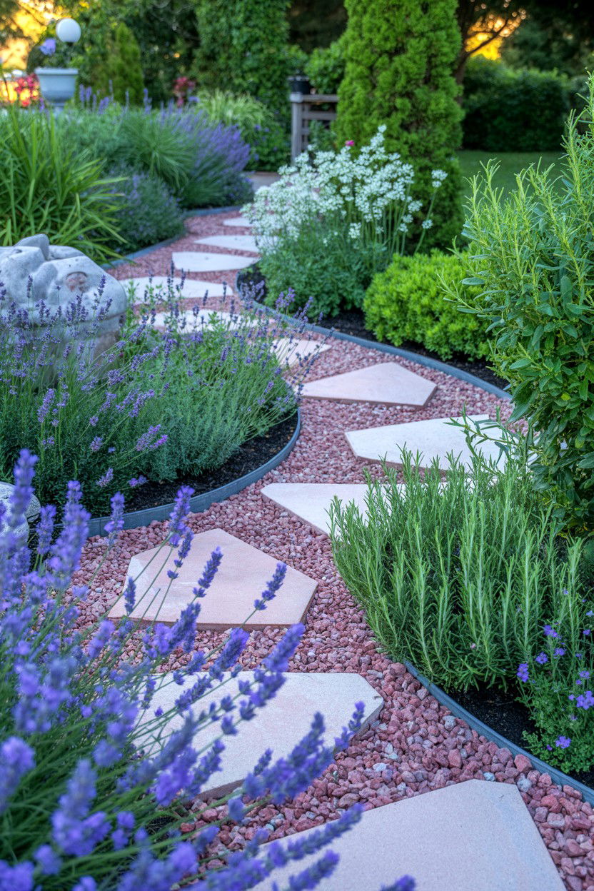 Romantic Garden Pathway - 25 Valentine's Day Garden Ideas