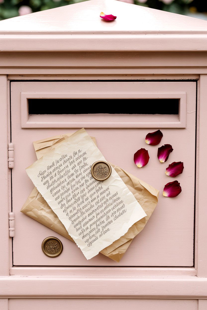 Romantic Letter Box - 25 Valentine's Day Explosion Box Ideas
