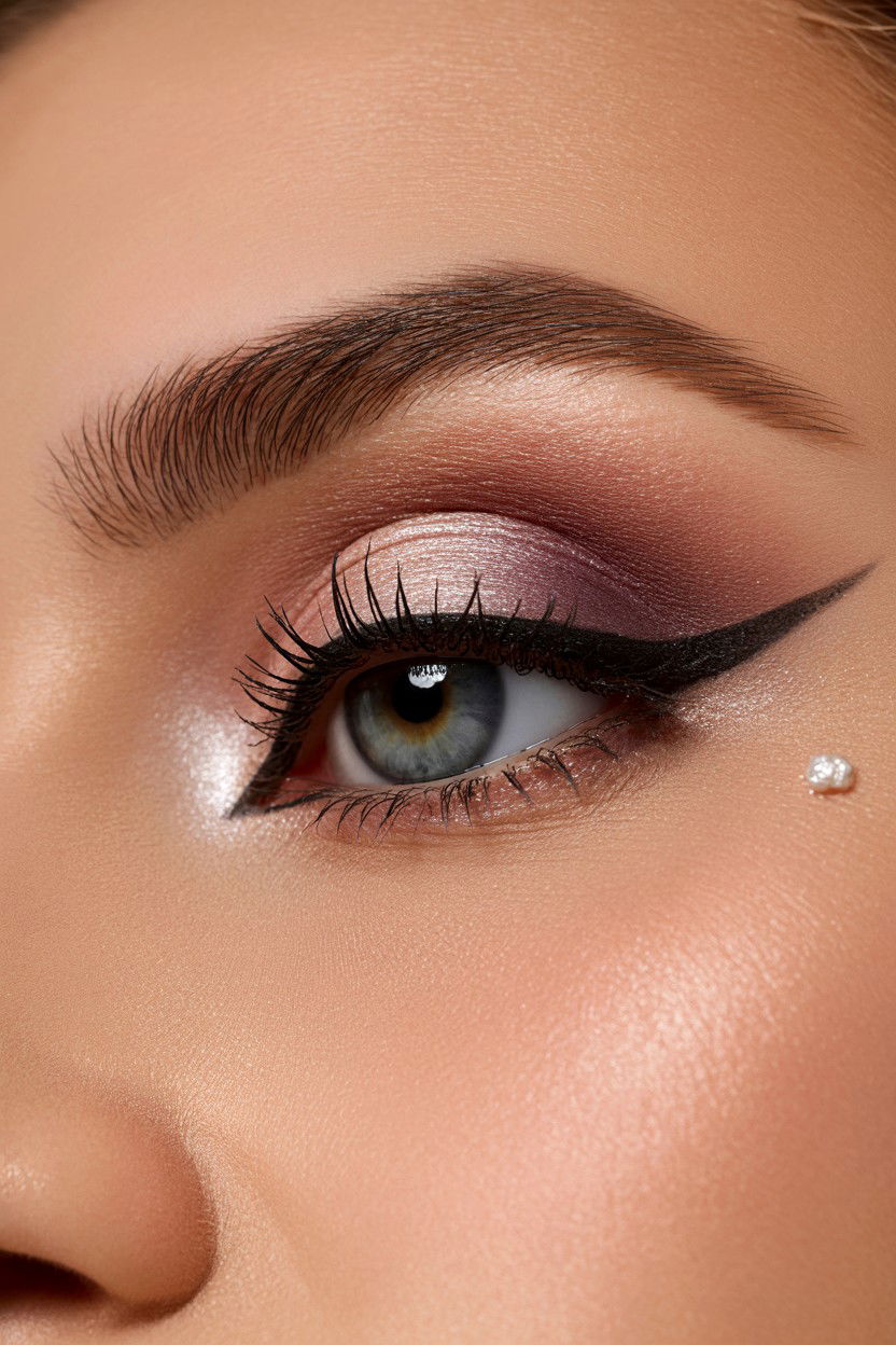 Romantic Mauve Eye - 25 Valentine's Day Doe Eye Makeup
