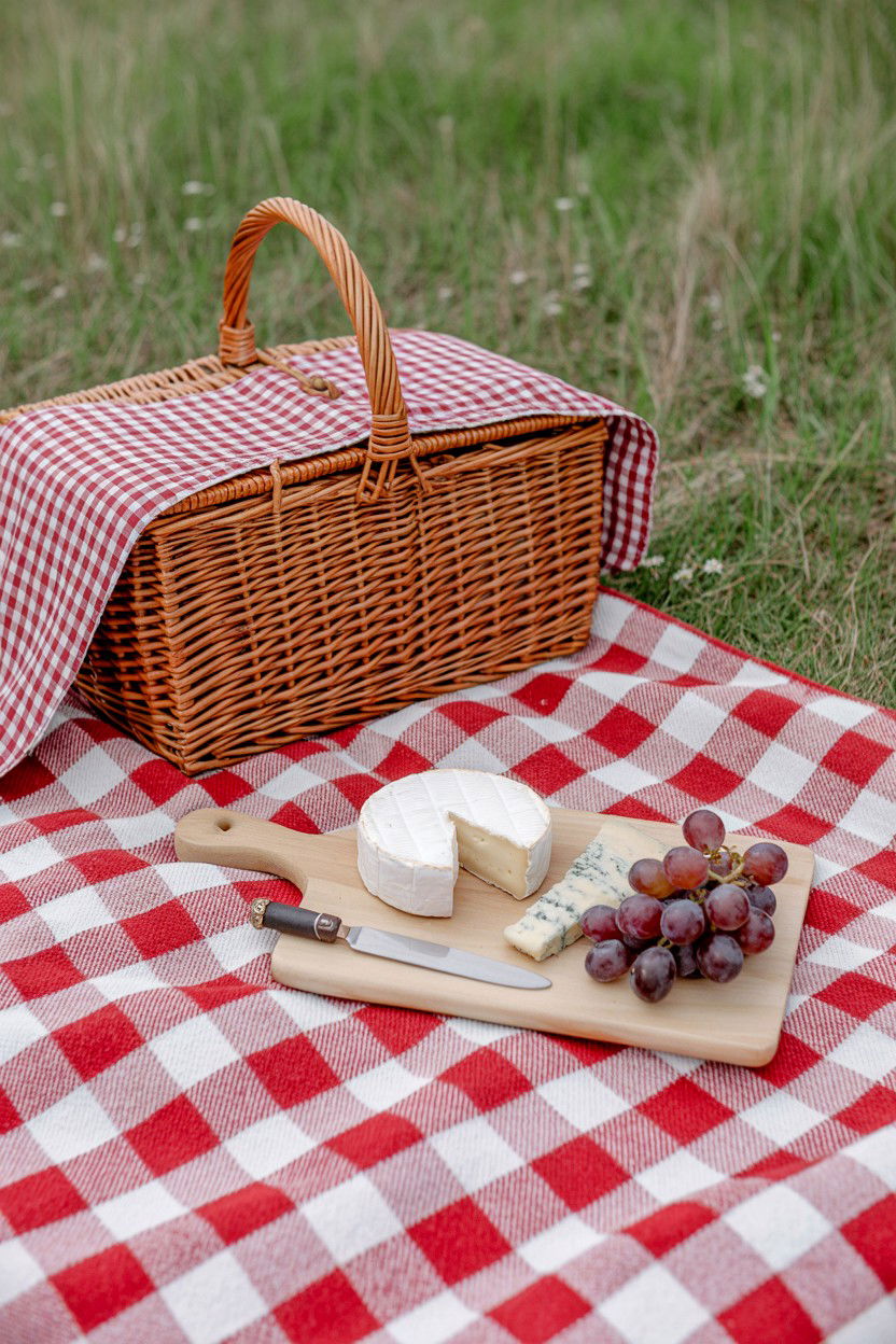 Romantic Picnic Setup - 25 Valentine's Day Photo Dump Ideas