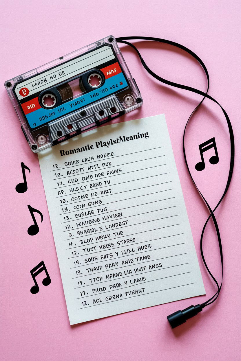 Romantic Playlist Meaning - 25 Valentine's Day Journal Ideas