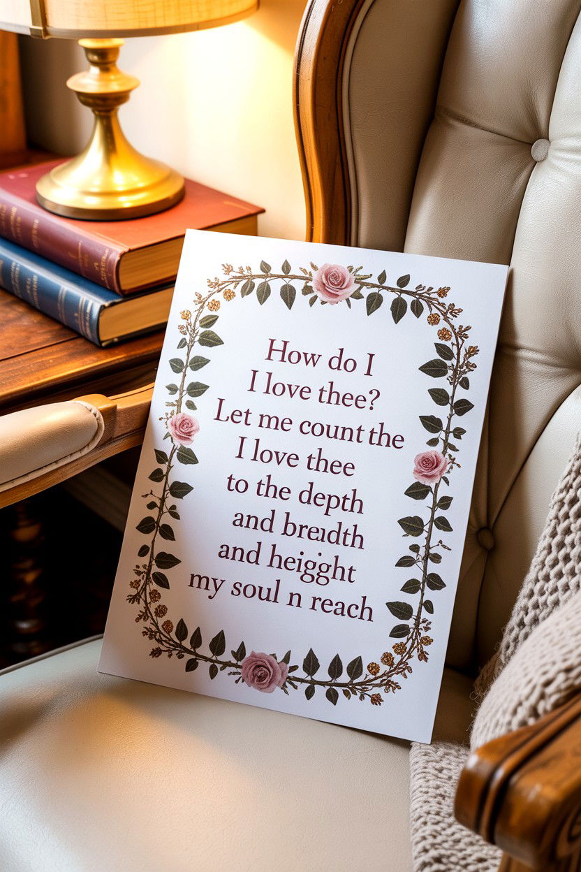 Romantic Quote Card - 25 Elegant Valentine's Day Card Ideas