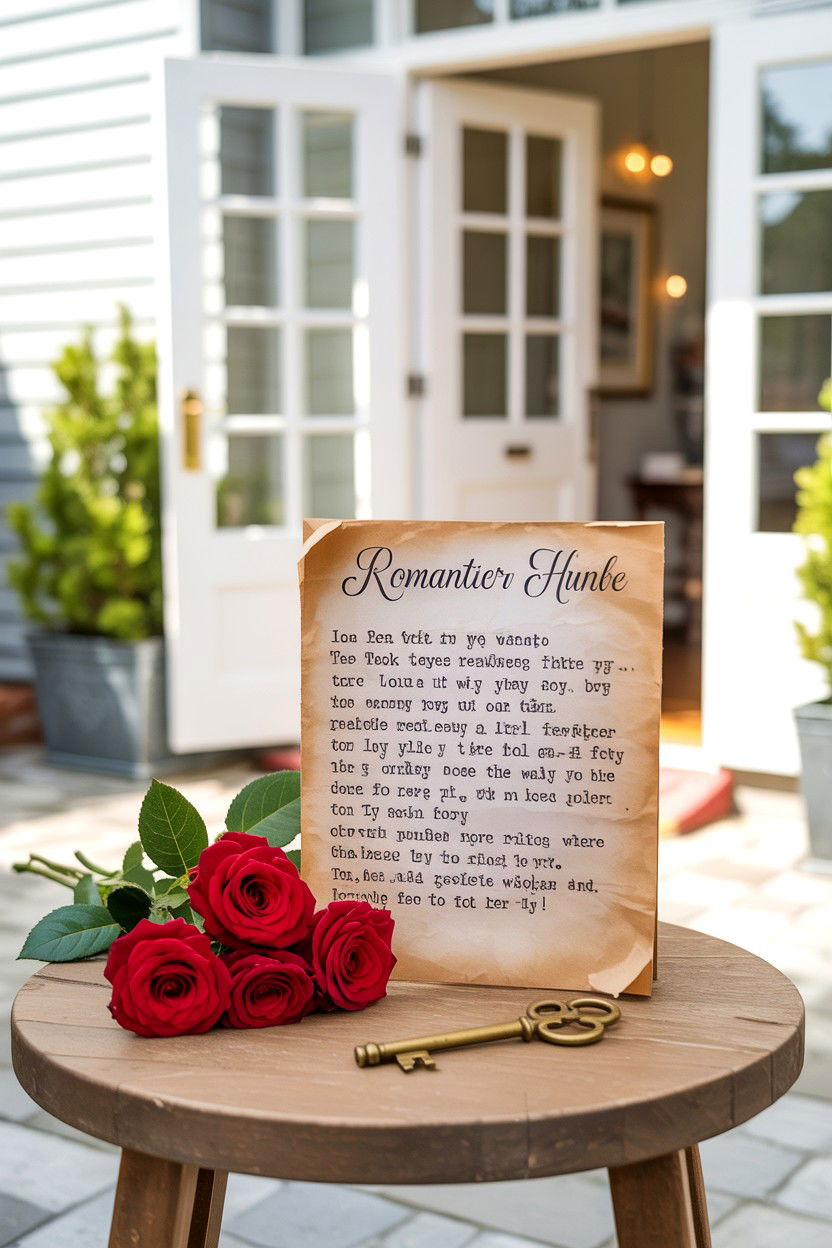 Romantic Scavenger Hunt - 25 Budget Valentine's Day Surprise Ideas