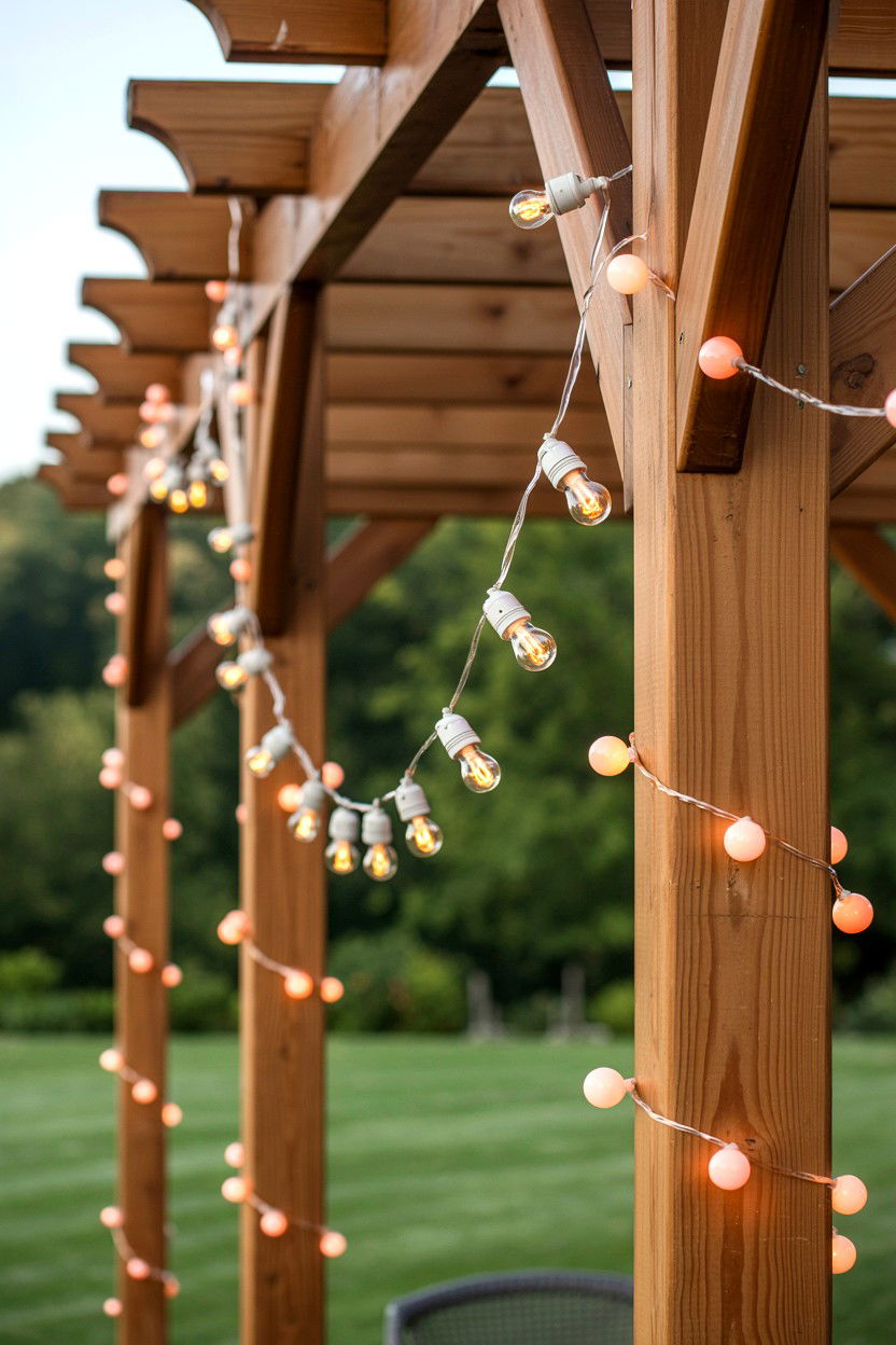 Romantic String Lighting - 25 Valentine's Day Patio Decorating Ideas