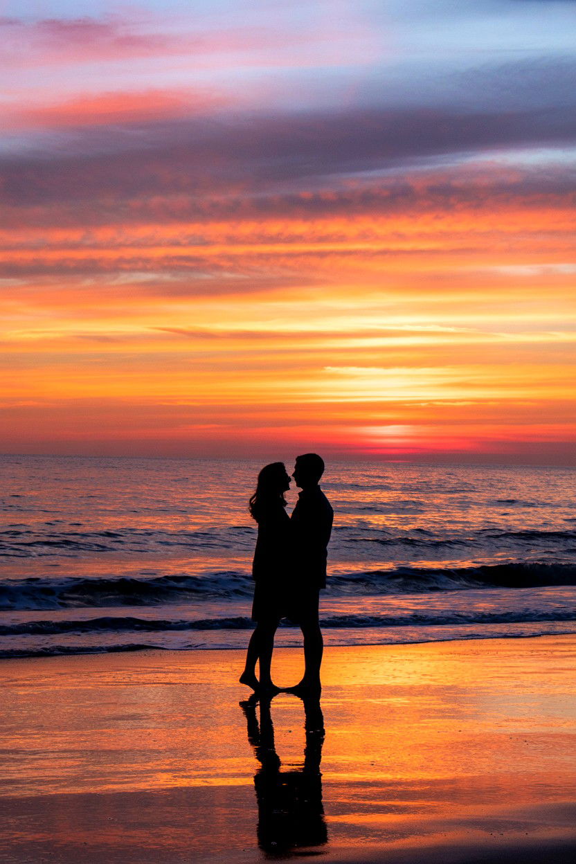 Romantic Sunset - 25 Valentine's Day Pictionary Ideas