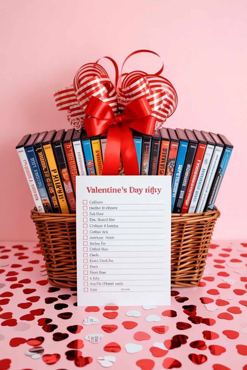Romantic comedy movie collection - 25 Valentine's Day Movie Night Gift Basket Ideas