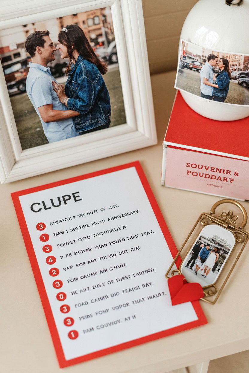 Romantic scavenger hunt for first date anniversary - 25 Valentine's Day Scavenger Hunt Ideas