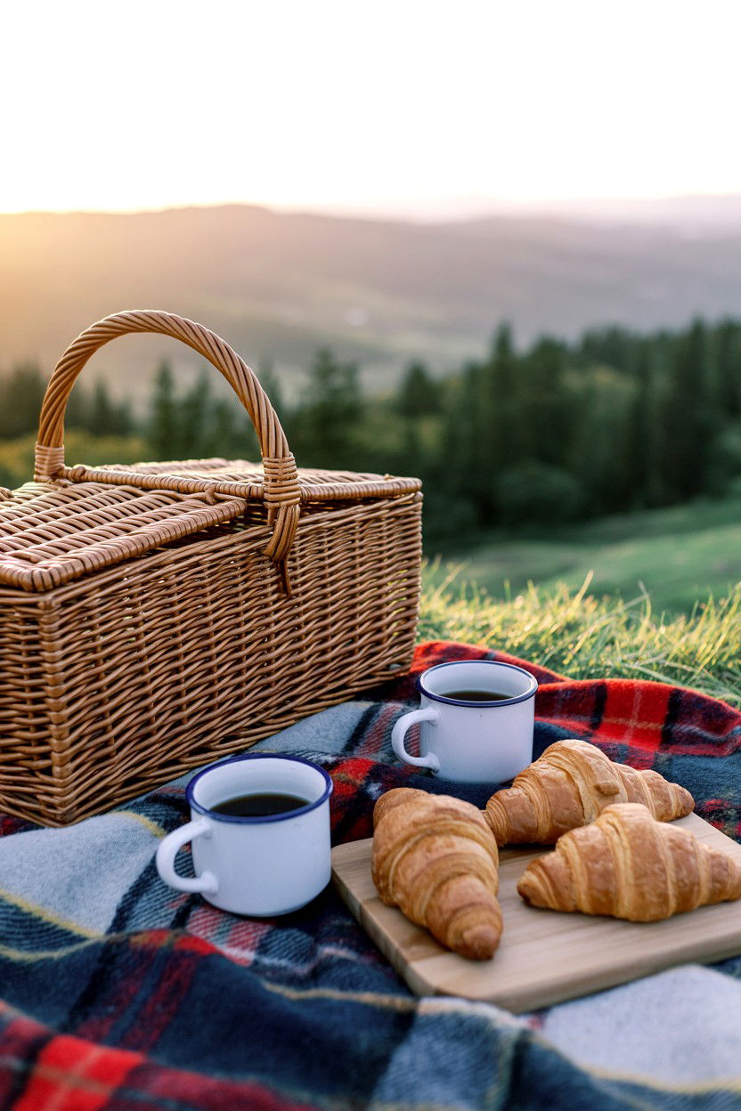 Romantic sunrise picnic - 25 Valentine's Day Would You Rather Questions