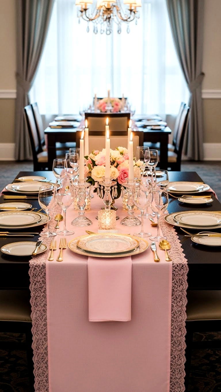 Romantic table setting - 25 valentine's day decor ideas