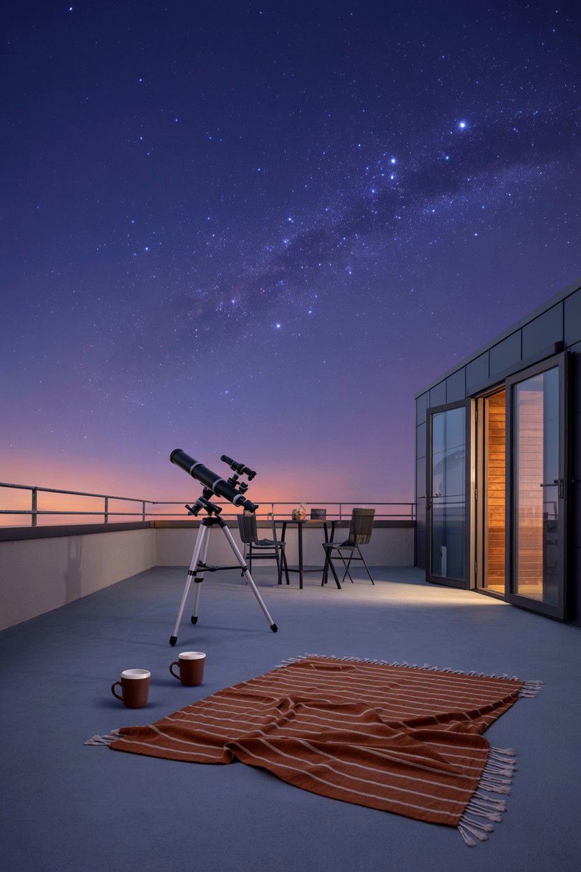 Rooftop stargazing - 25 Valentine's Day Surprise Ideas for Husband