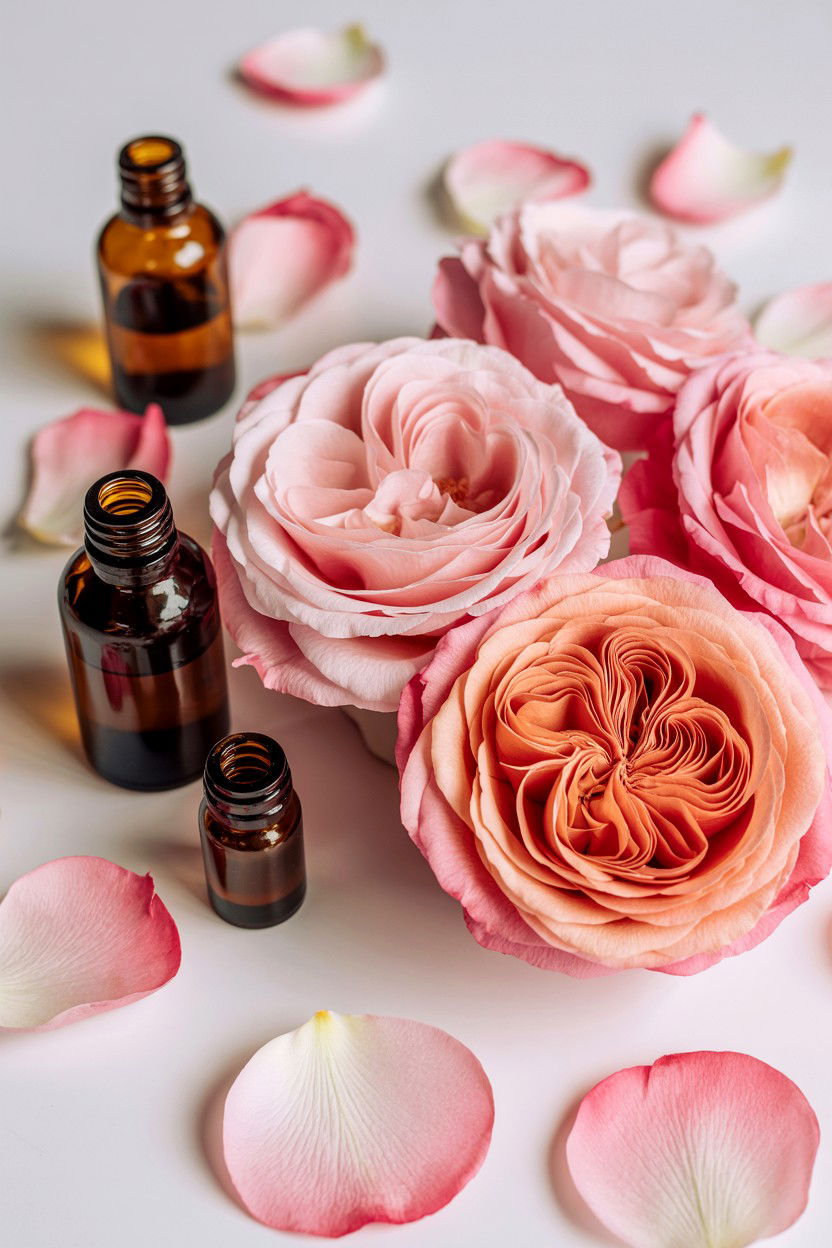 Rose Essential Oil - 25 Valentine's Day Aromatherapy Ideas