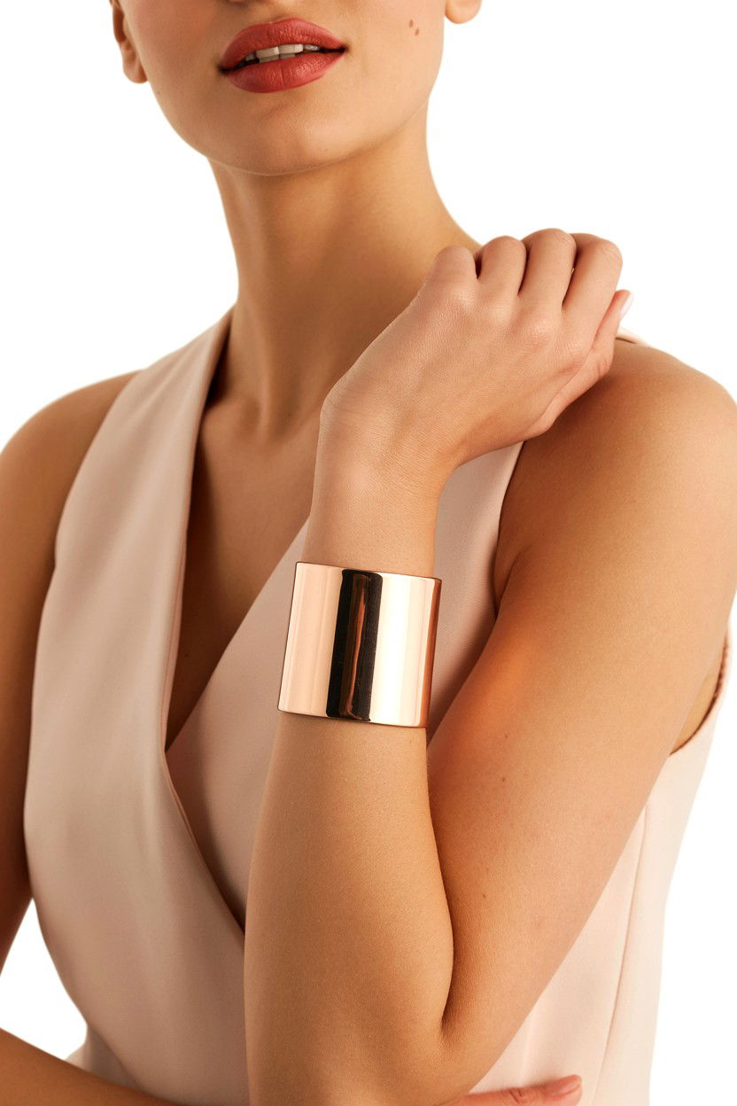 Rose Gold Cuff Bracelet - 25 Valentine's Day Rose Gold Jewelry Ideas