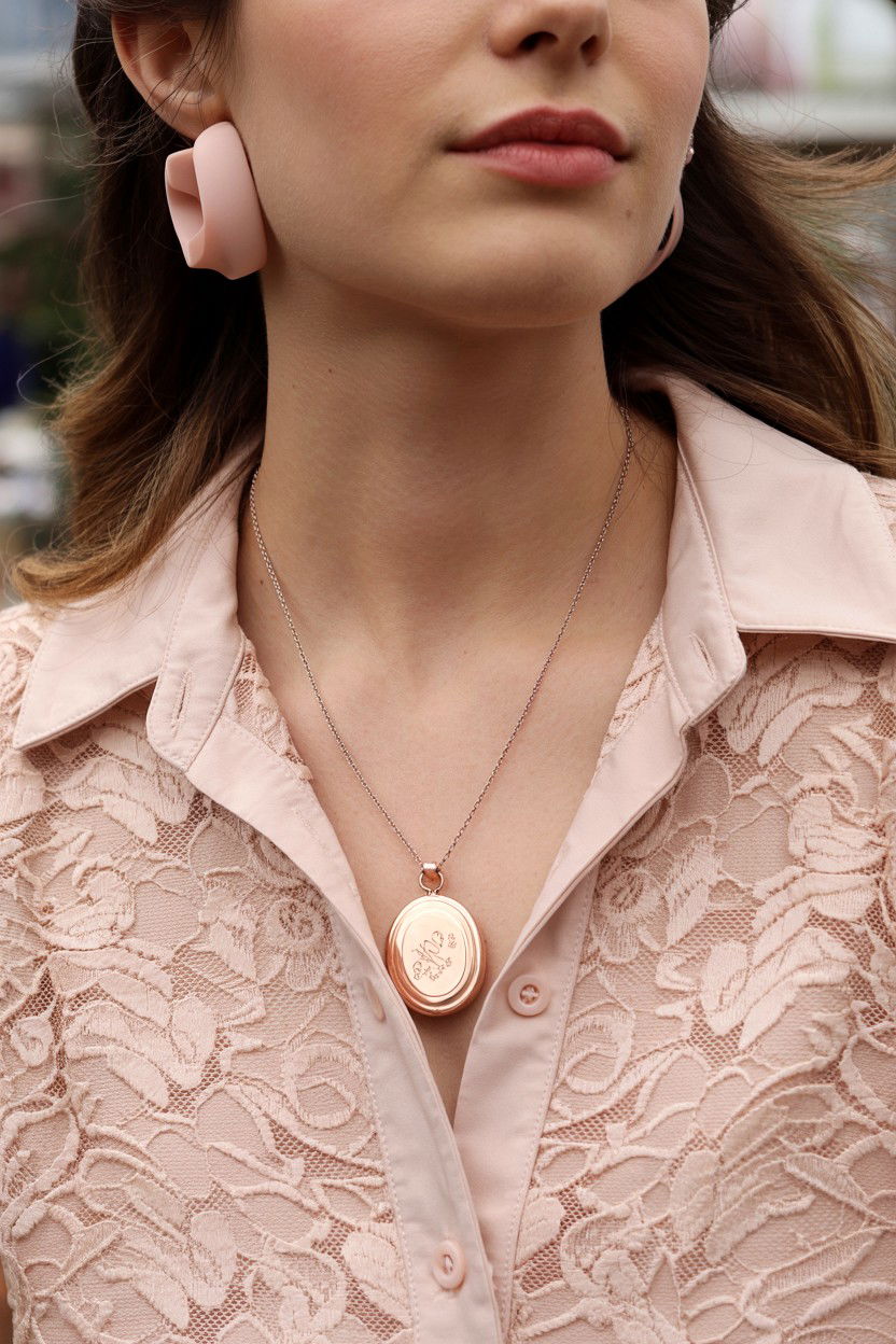 Rose Gold Locket - 25 Jewelry Valentine's Day Gifts for Her