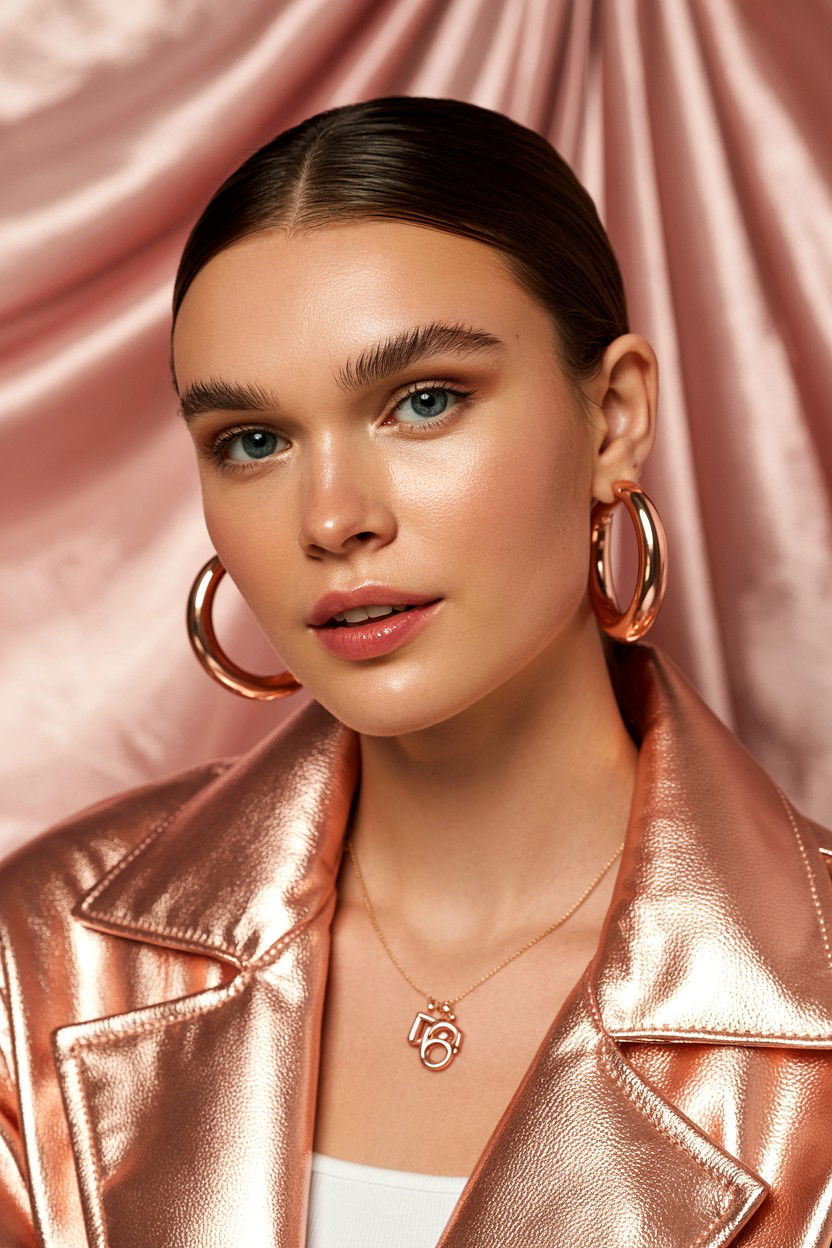 Rose Gold Radiance - 25 Valentine's Day Highlighter Looks