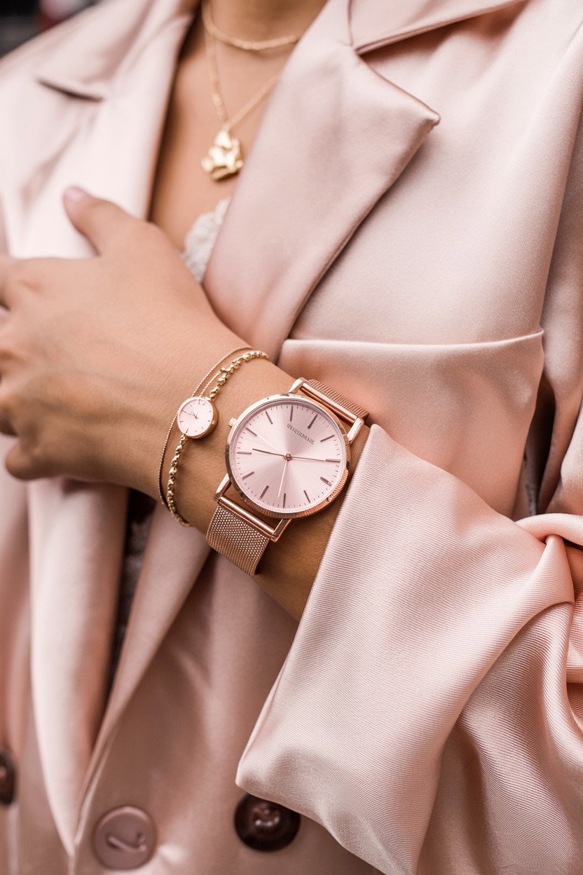 Rose Gold Watch - 25 Valentine's Day Watch Ideas