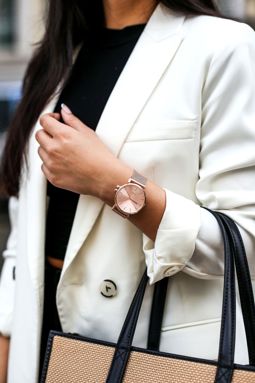 Rose Gold Watch - 25 Valentine's Day Rose Gold Jewelry Ideas