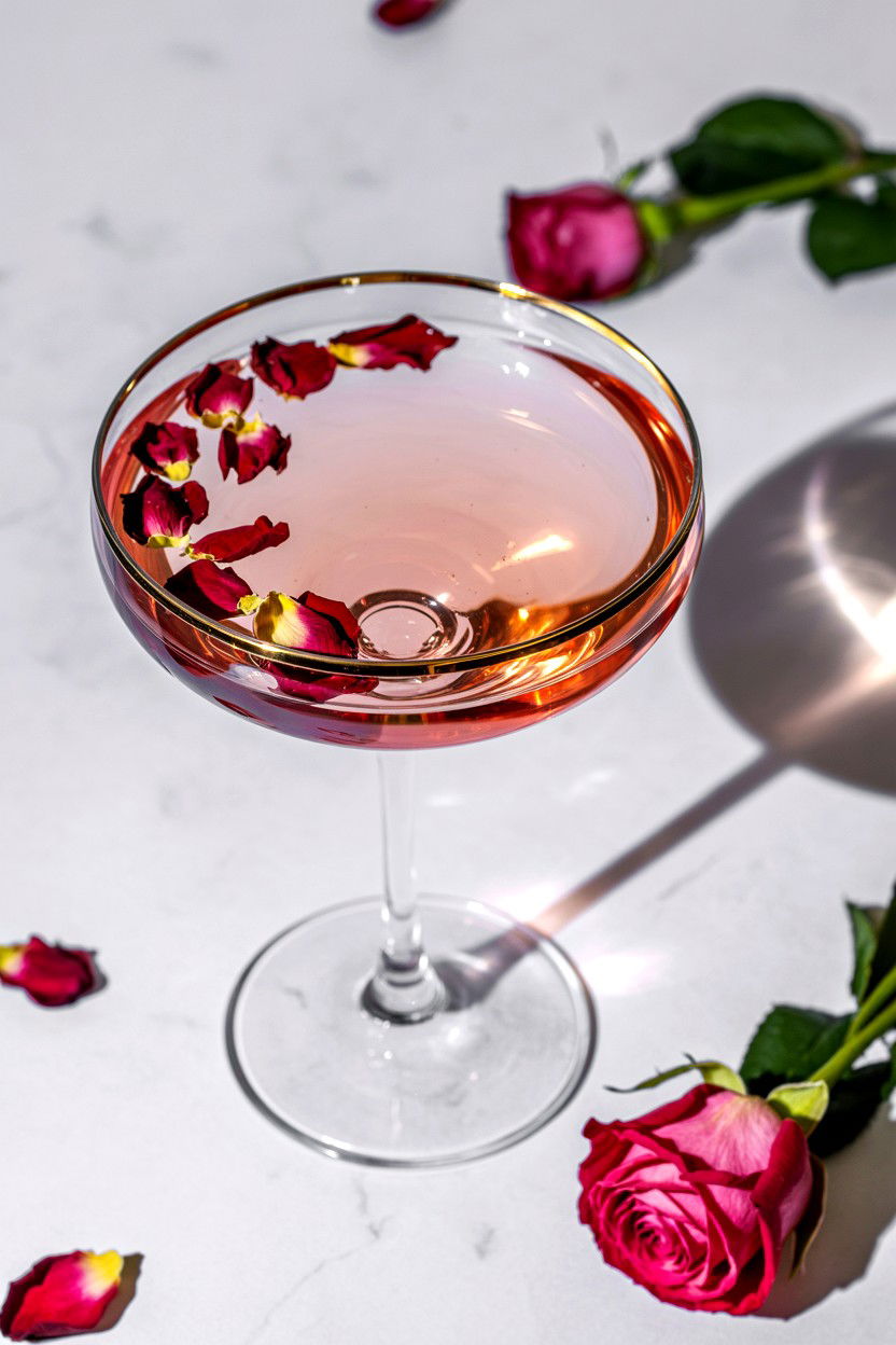 Rose Martini - 25 Valentine's Day Martini Ideas