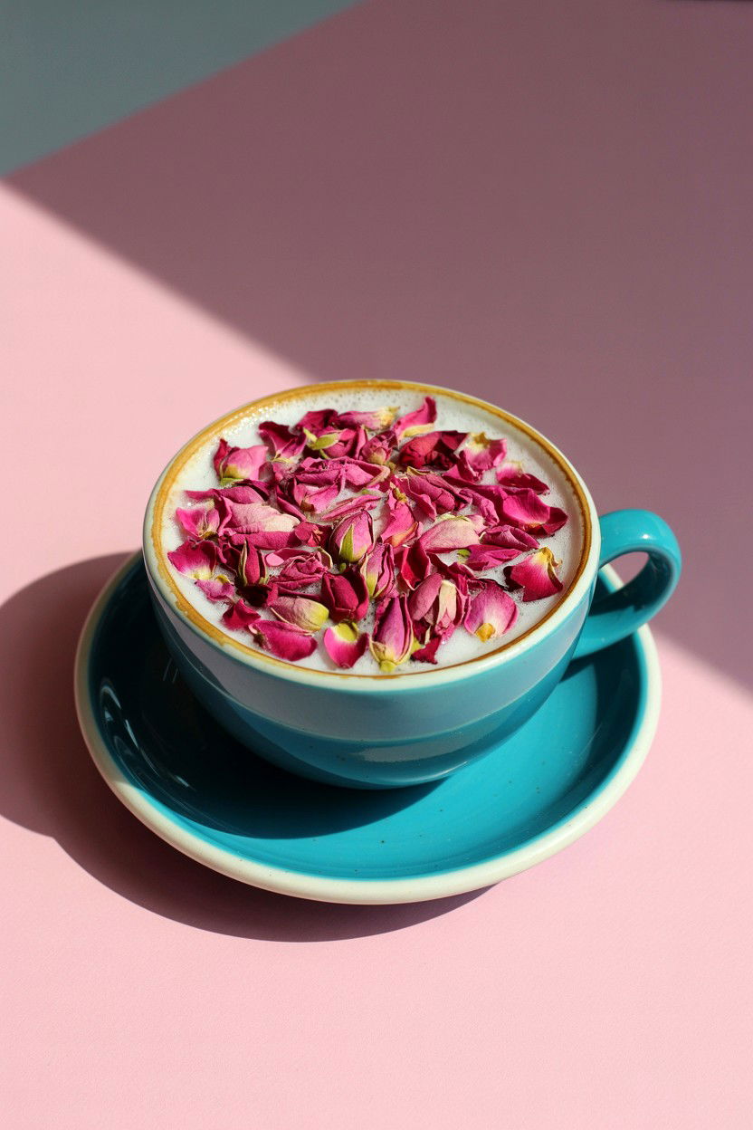 Rose Petal Latte - 25 Valentine's Day Espresso Drink Ideas