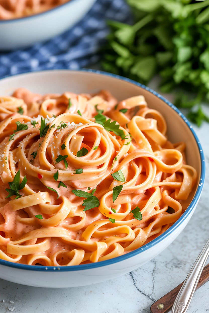 Rose Sauce Pasta - 25 Valentine's Day Lunch Surprise Ideas