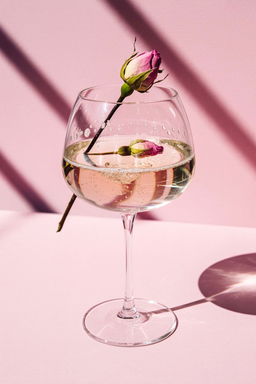 Rose Water Prosecco - 25 Valentine's Day Prosecco Cocktails