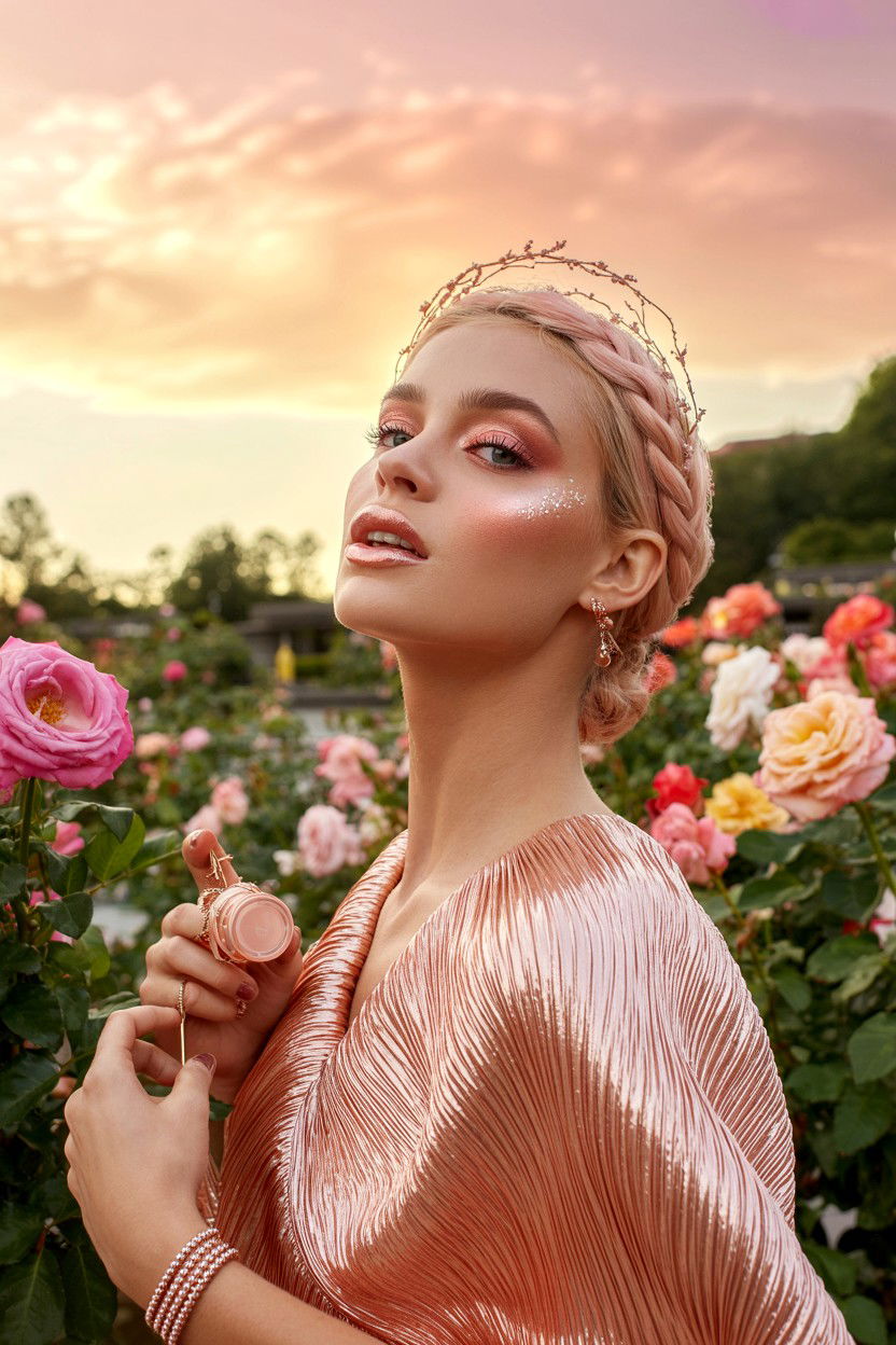 Rose gold makeup - 25 Glamorous Valentine's Day Makeup