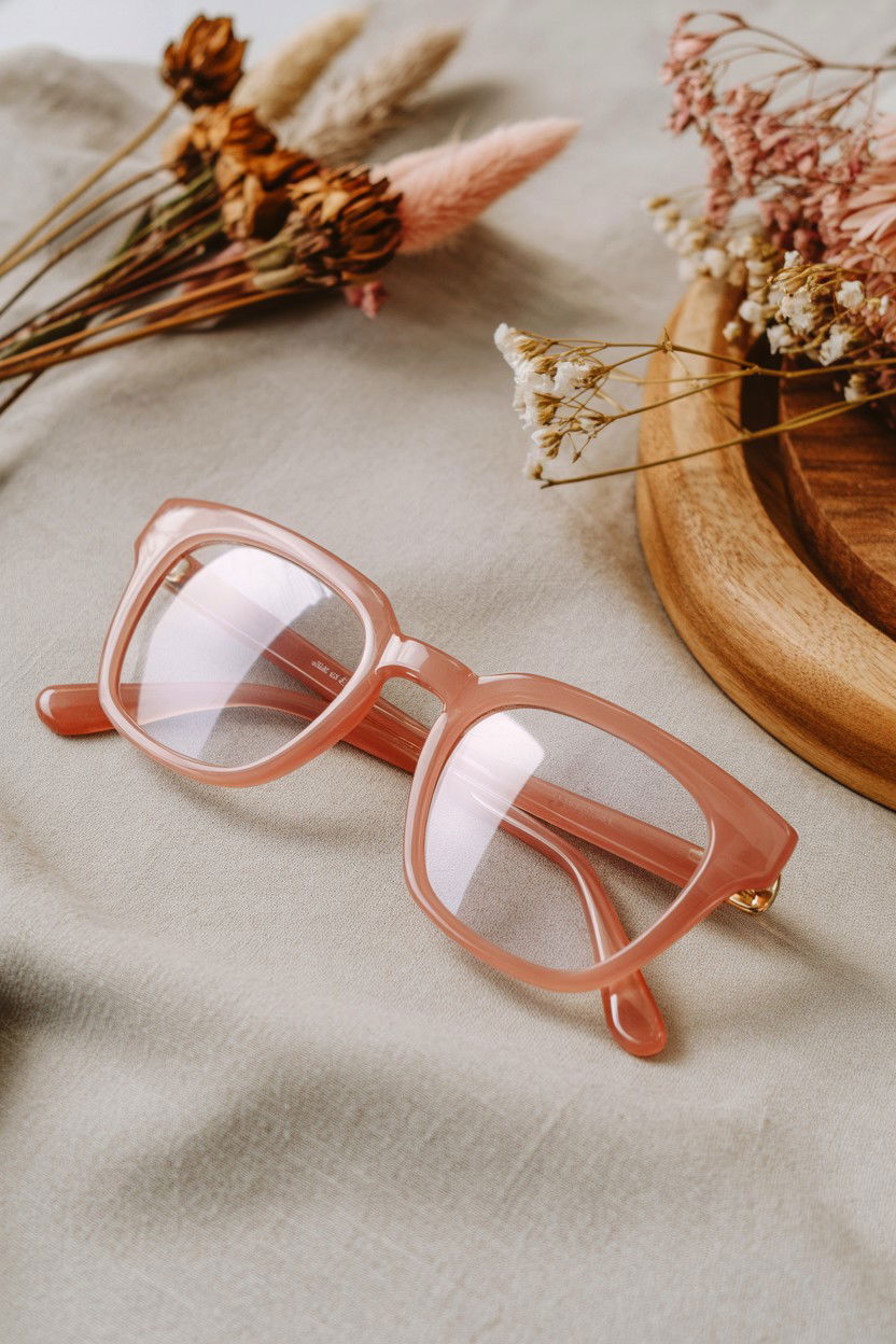 Rose quartz colored glasses - 25 Valentine's Day Glassware Ideas