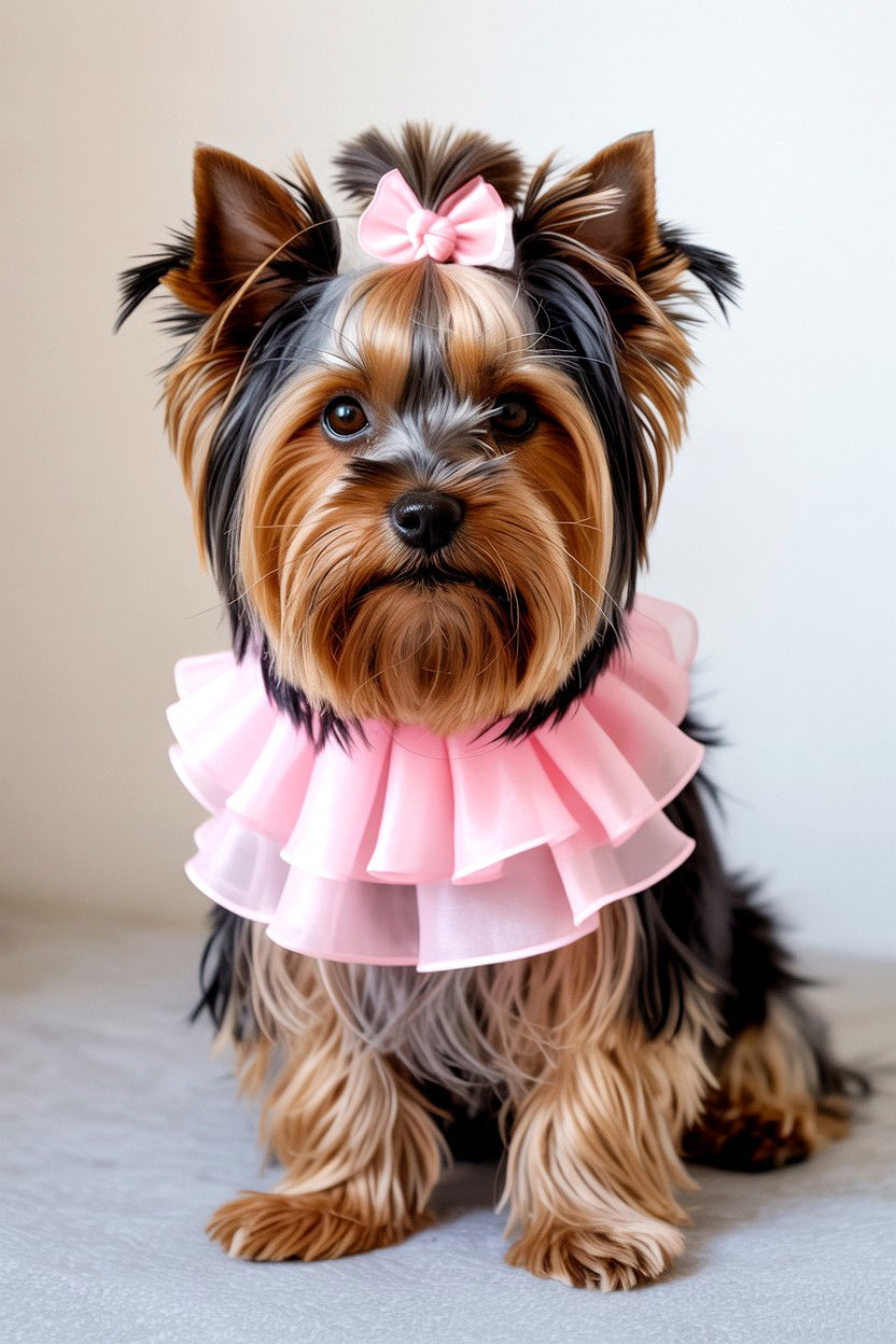 Ruffle Dog Bandana - 25 Valentine's Day Dog Bandana Ideas