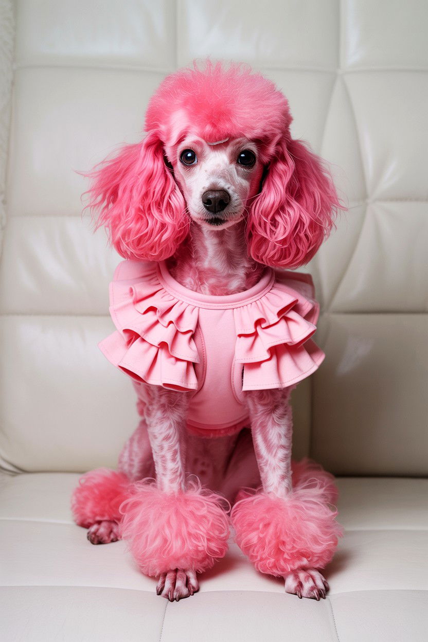 Ruffle Pink Dog Harness - 25 Valentine's Day Pet Harness Ideas