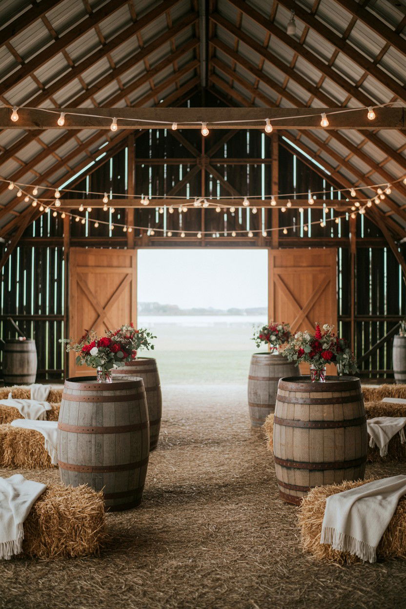 Rustic Barn Vow Renewal - 25 Valentine's Day Vow Renewal Ideas