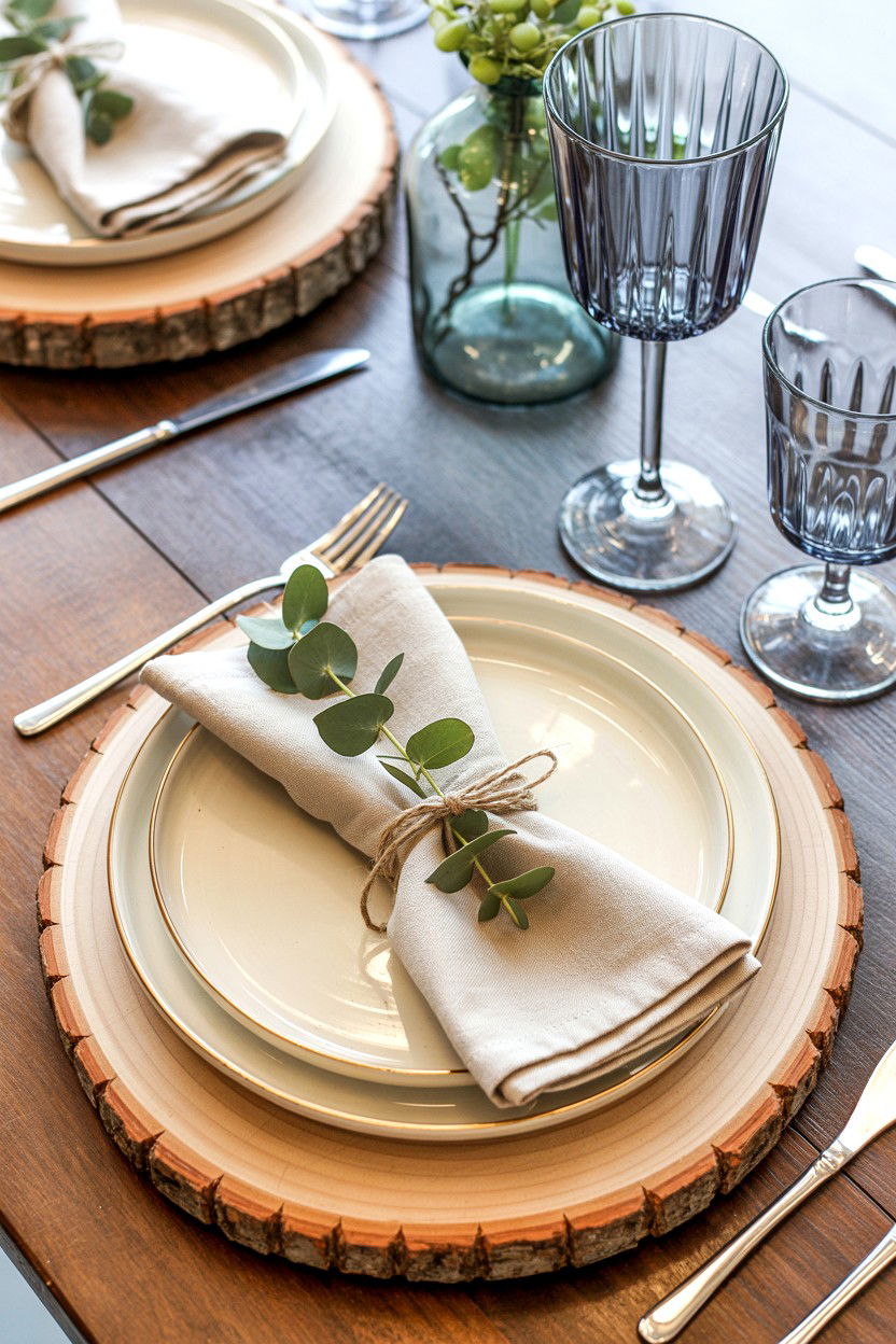 Rustic Wood Heart Charger - 25 Valentine's Day Charger Plate Ideas