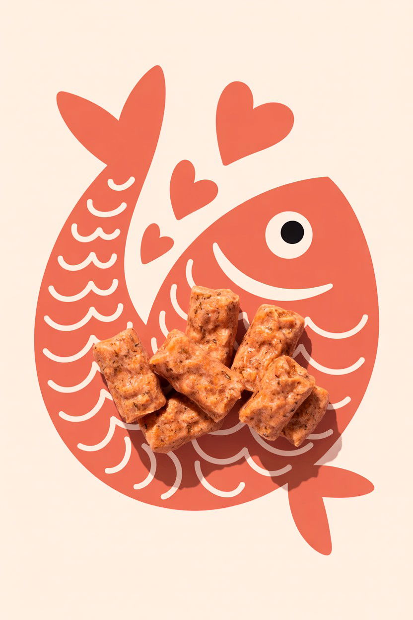Salmon cat treats - 25 Valentine's Day Pet Treat Ideas
