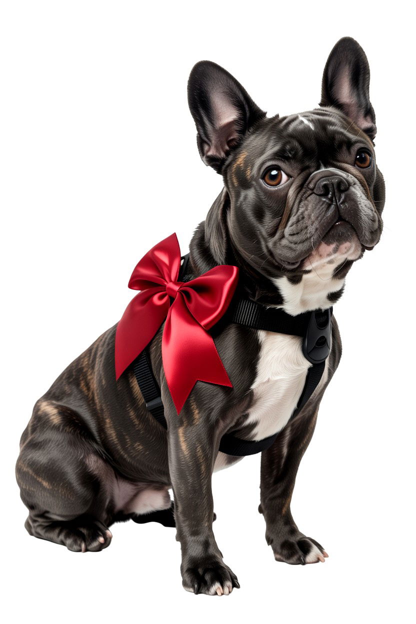 Satin Bow Pet Harness - 25 Valentine's Day Pet Harness Ideas