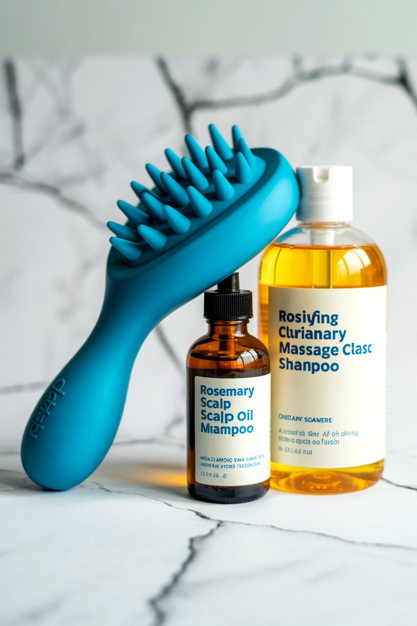 Scalp Massage Kit - 25 Valentine's Day Pamper Gift Basket Ideas