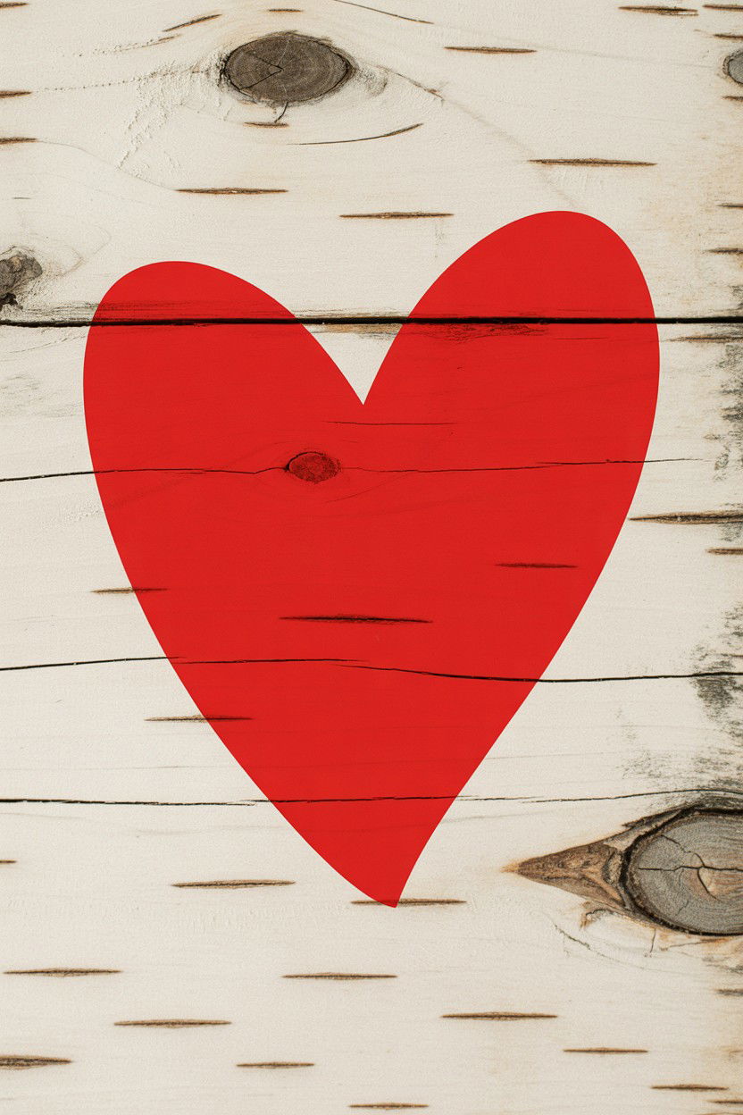 Scandi style love - 25 Valentine's Day Art Print Ideas