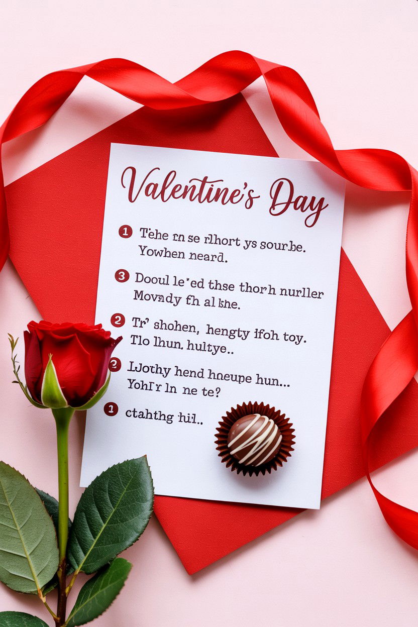 Scavenger hunt - 25 Valentine's Day Surprise Ideas for Husband