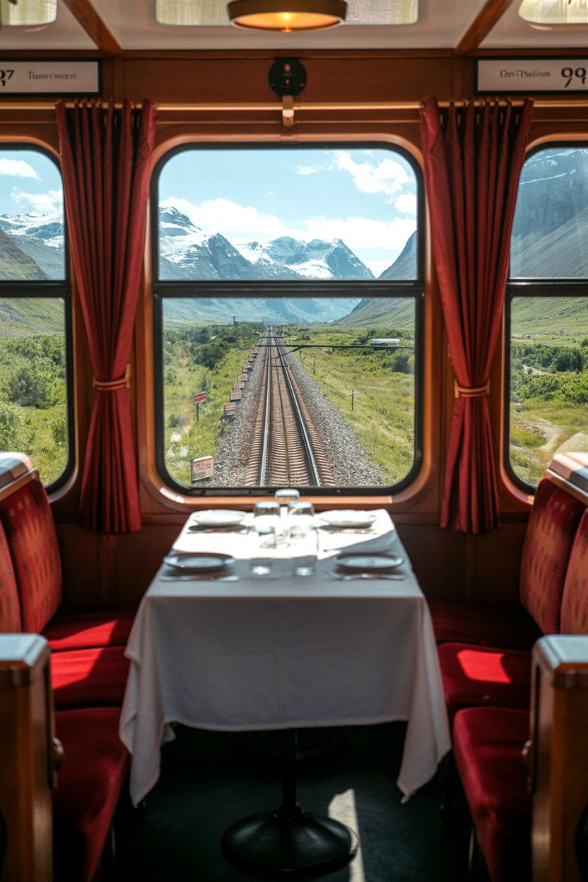 Scenic Train Journey - 25 Valentine's Day Anniversary Ideas