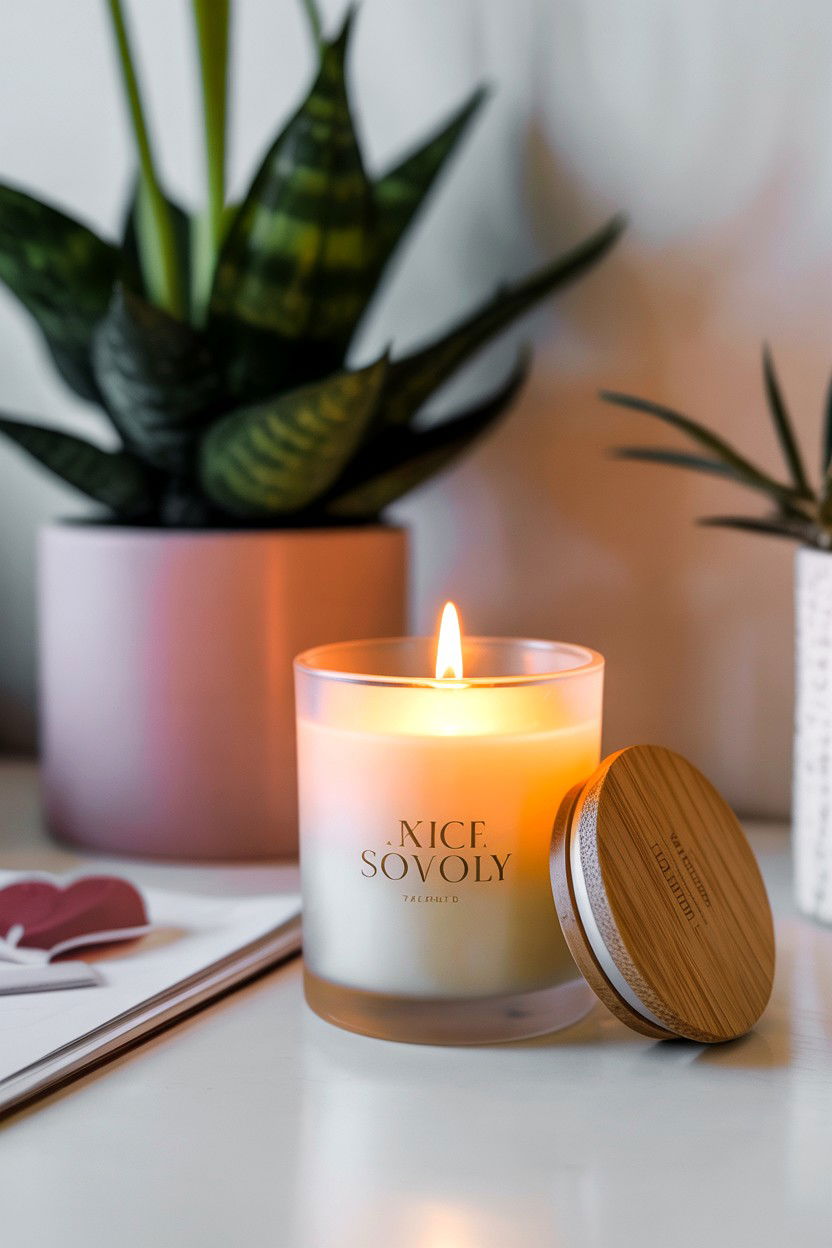 Scented Candle - 25 Valentine's Day Gifts for Coworkers