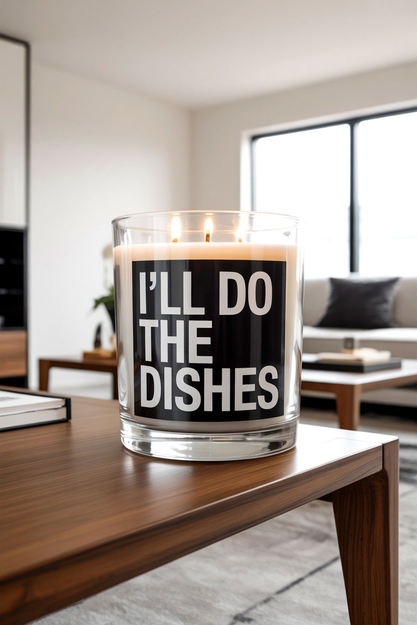Scented Candle For Boyfriend - 25 Funny Valentine's Day Gifts for Him