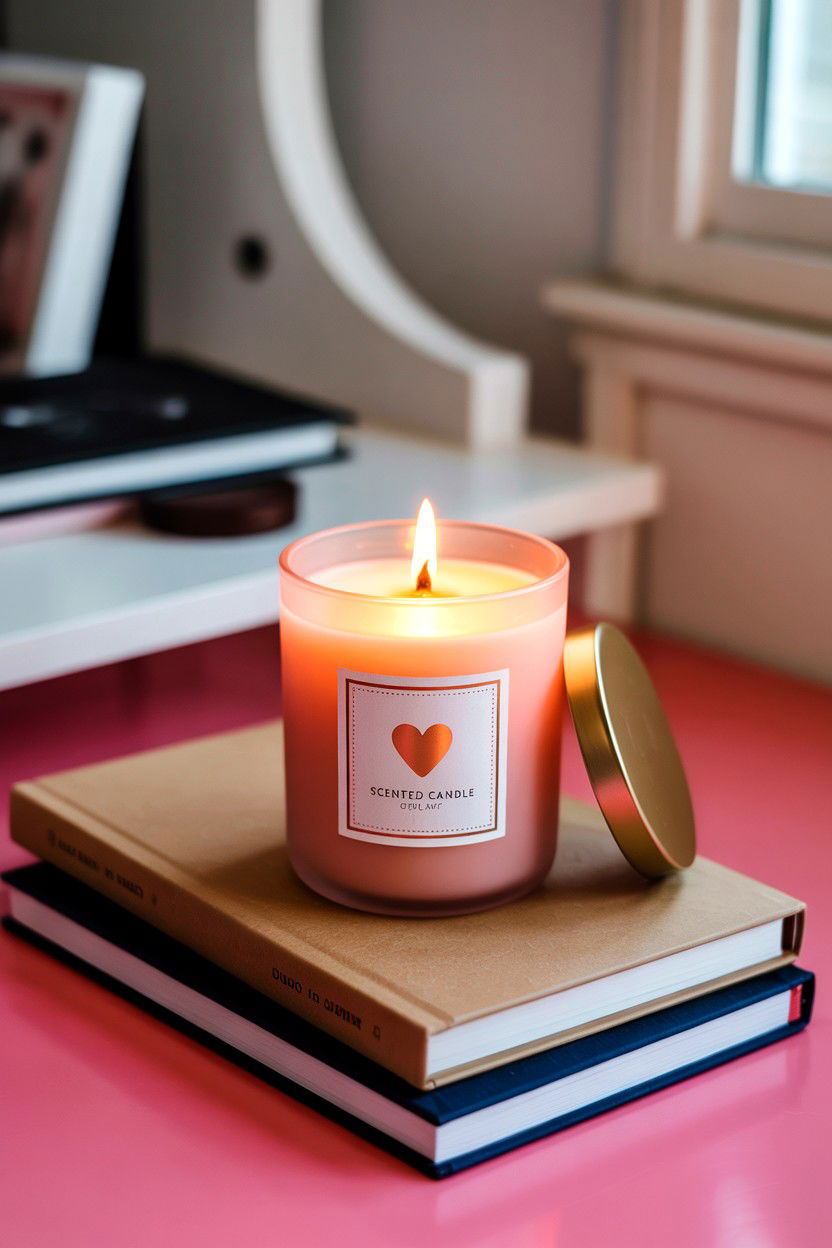 Scented Candle Gift - 25 Valentine's Day Teacher Appreciation Ideas
