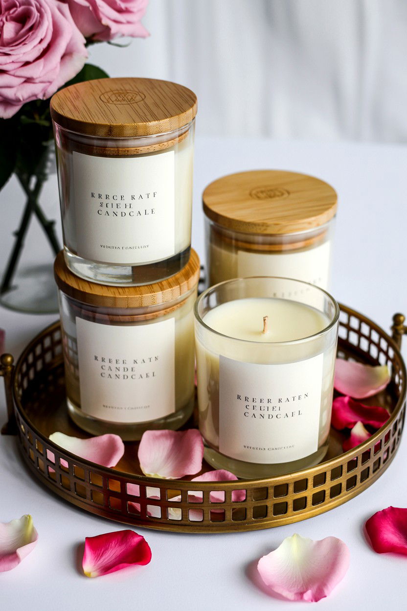 Scented Candle Set - 25 Long Distance Valentine's Day Gift Ideas