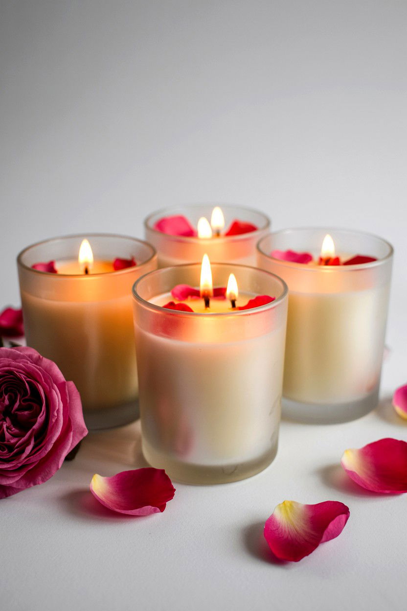 Scented Candle Set - 25 Sentimental Valentine's Day Gifts for Girlfriend