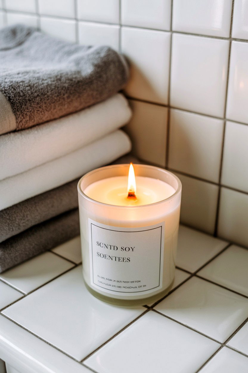 Scented Soy Candle - 25 Cheap Valentine's Day Gift Ideas