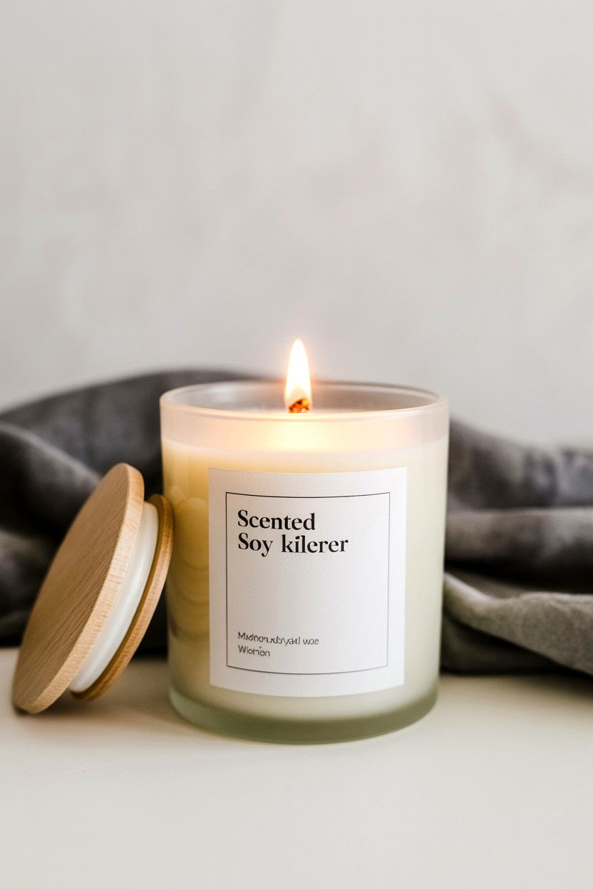 Scented Soy Candle - 25 Romantic Gifts for Wife on Valentine's Day