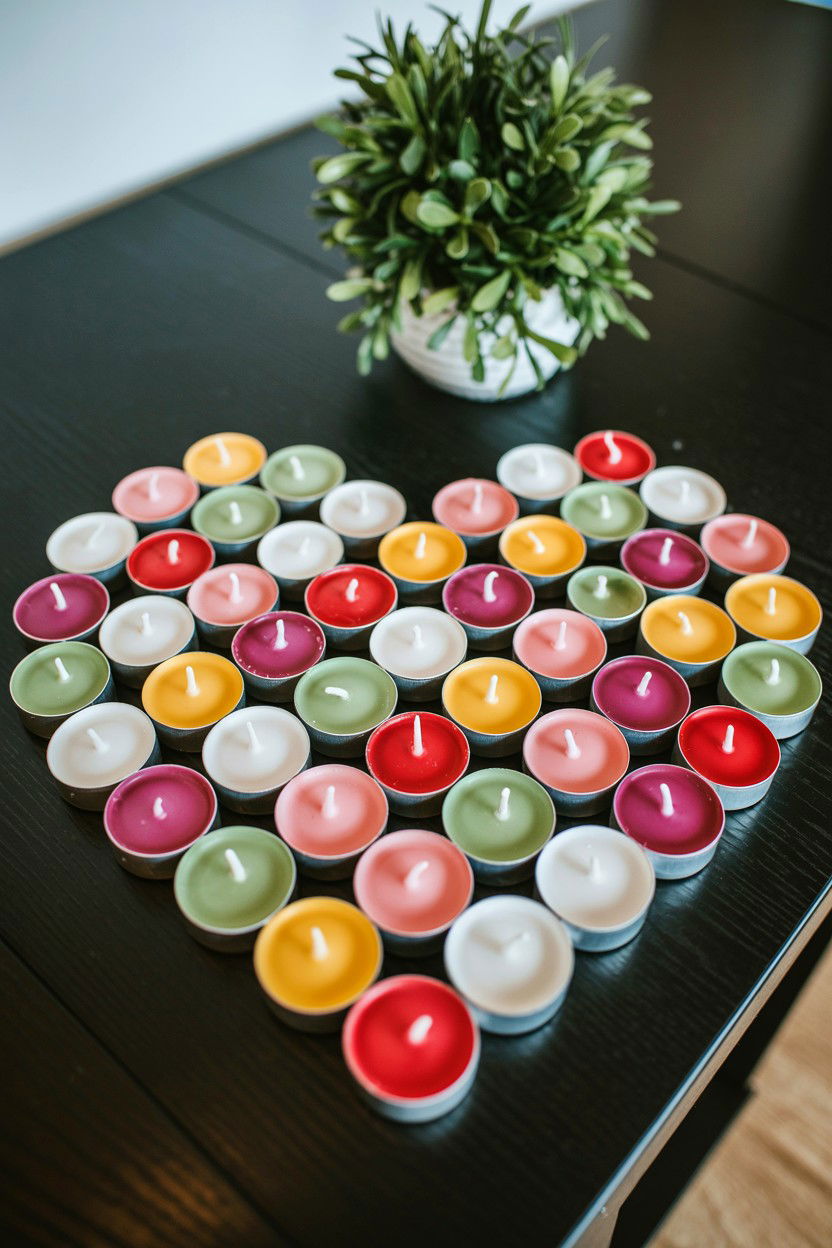 Scented Tea Light Gift Set - 25 Valentine's Day Candle Gift Set Ideas