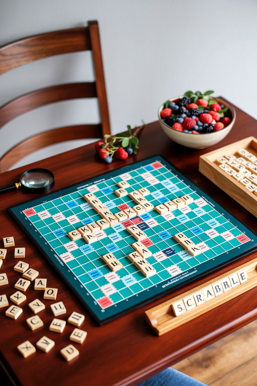Scrabble Board Game - 25 Valentine's Day Board Game Ideas