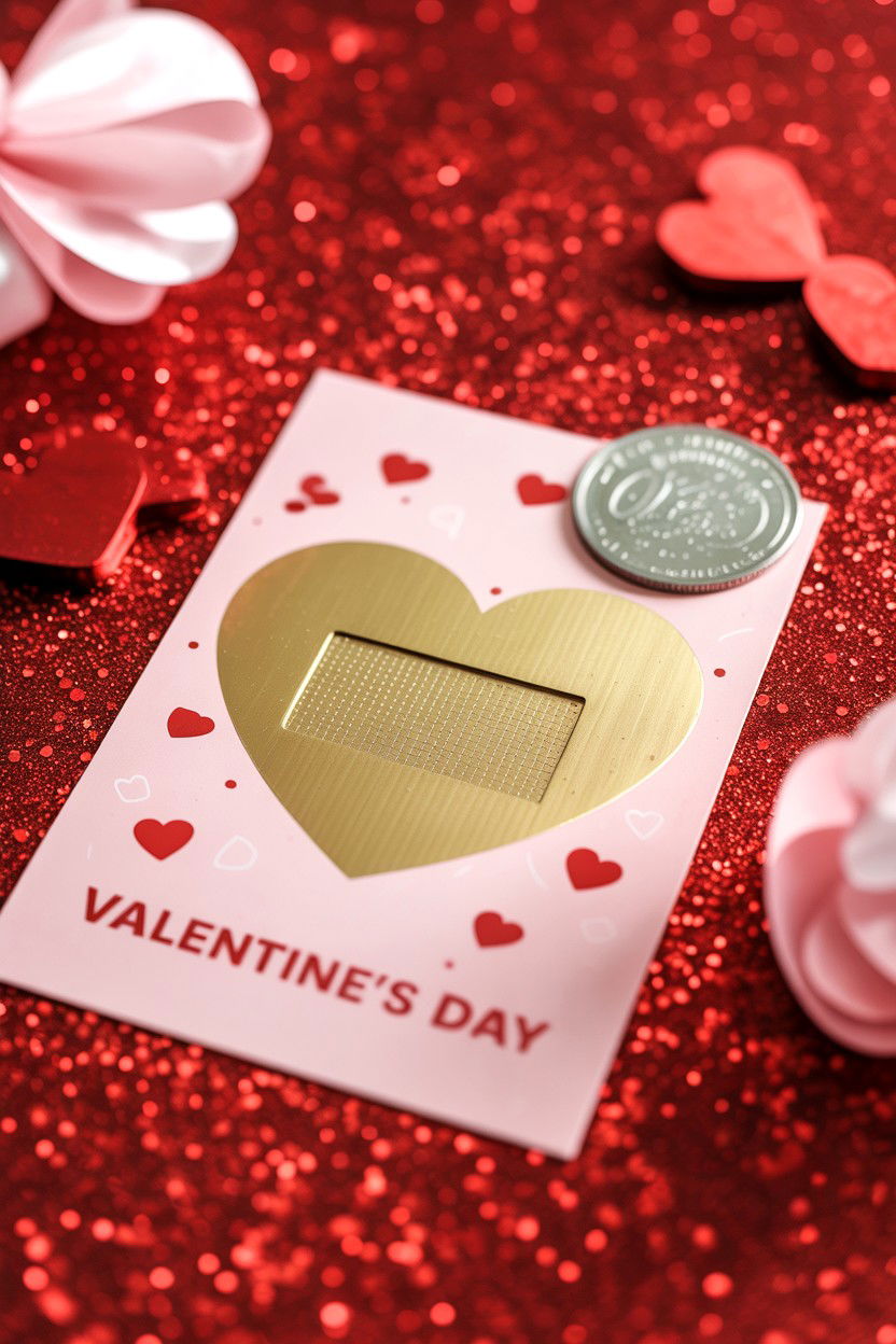 Scratch off card - 25 Valentine's Day Reveal Surprise Ideas