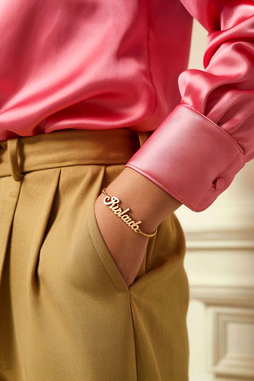 Script Name Bracelet - 25 Valentine's Day Personalized Jewelry Ideas