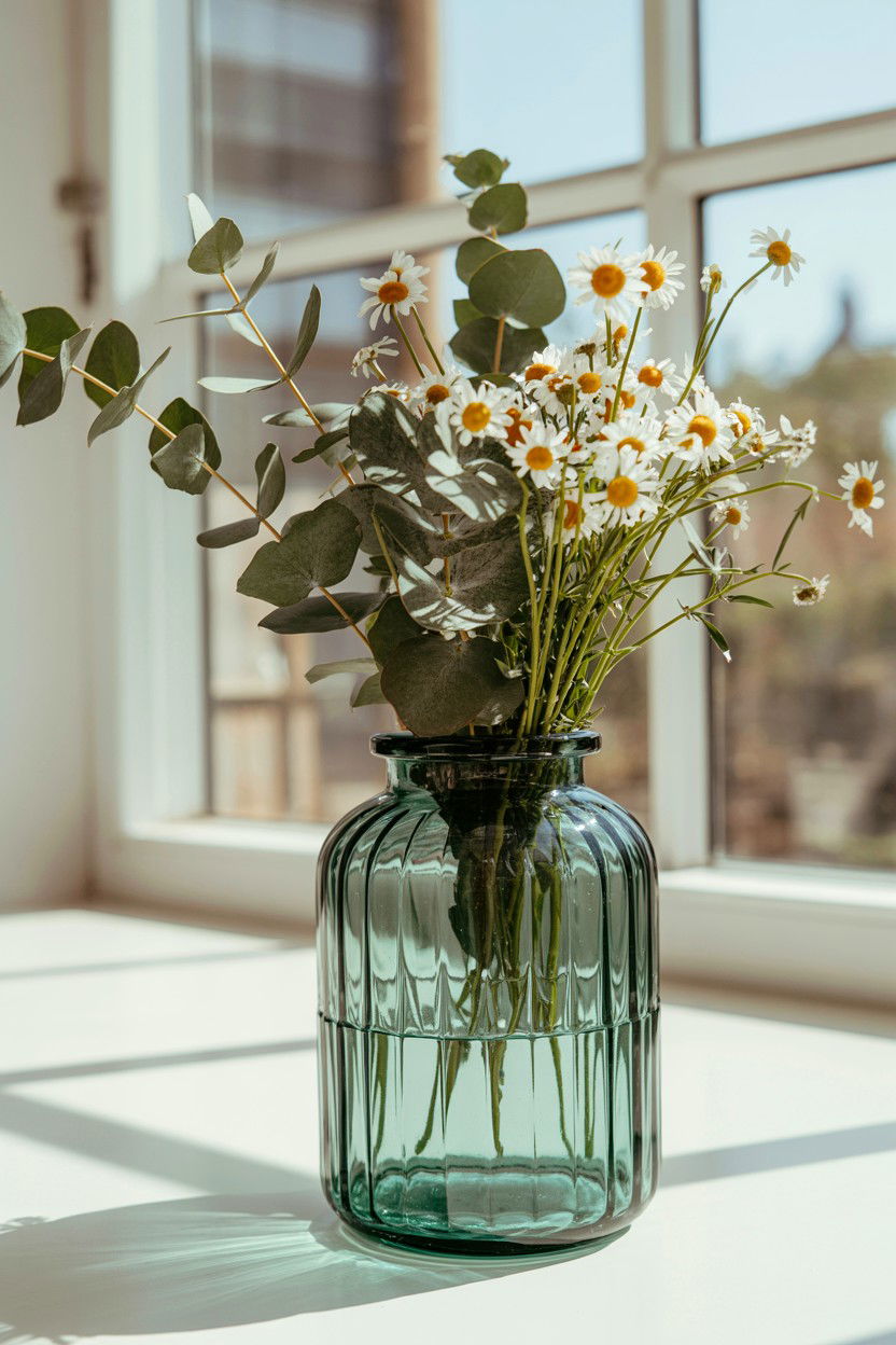 Secondhand Glass Vase - 25 Thrifty Valentine's Day Ideas